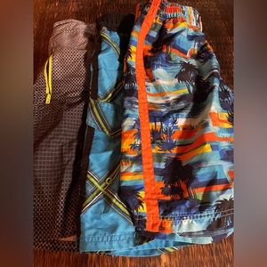 Set of boys medium swim shorts